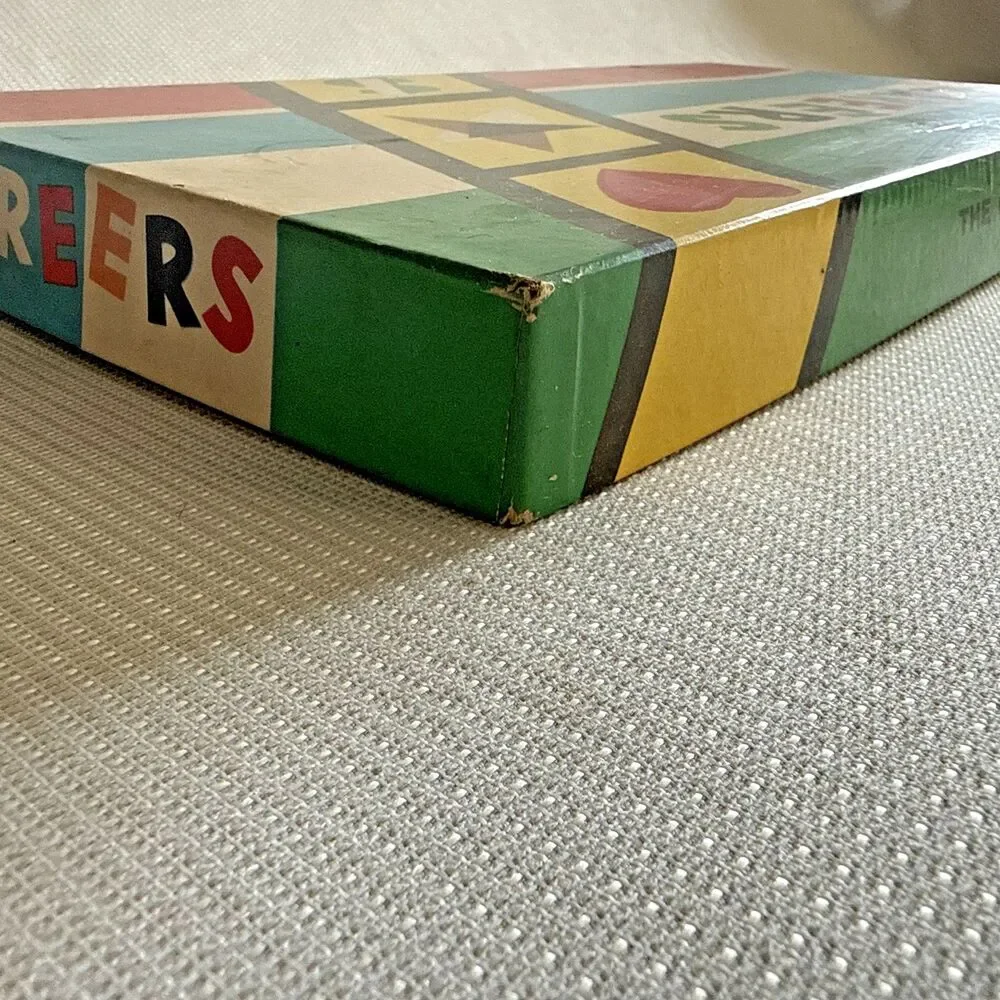 Vintage 1955 Careers The Game By Parker Brothers Board Game